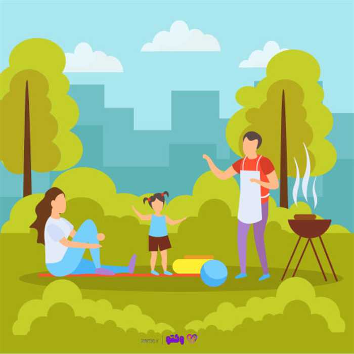 بازی در پارک-پیک نیک-خانواده