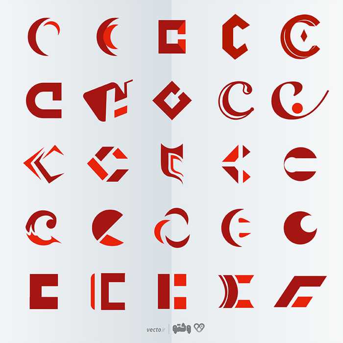 حرف سی-C-logo-لوگو