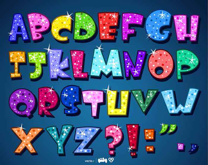 حروف انگلیسی-abc-alphabet-درخشان-کژوال-sparkling